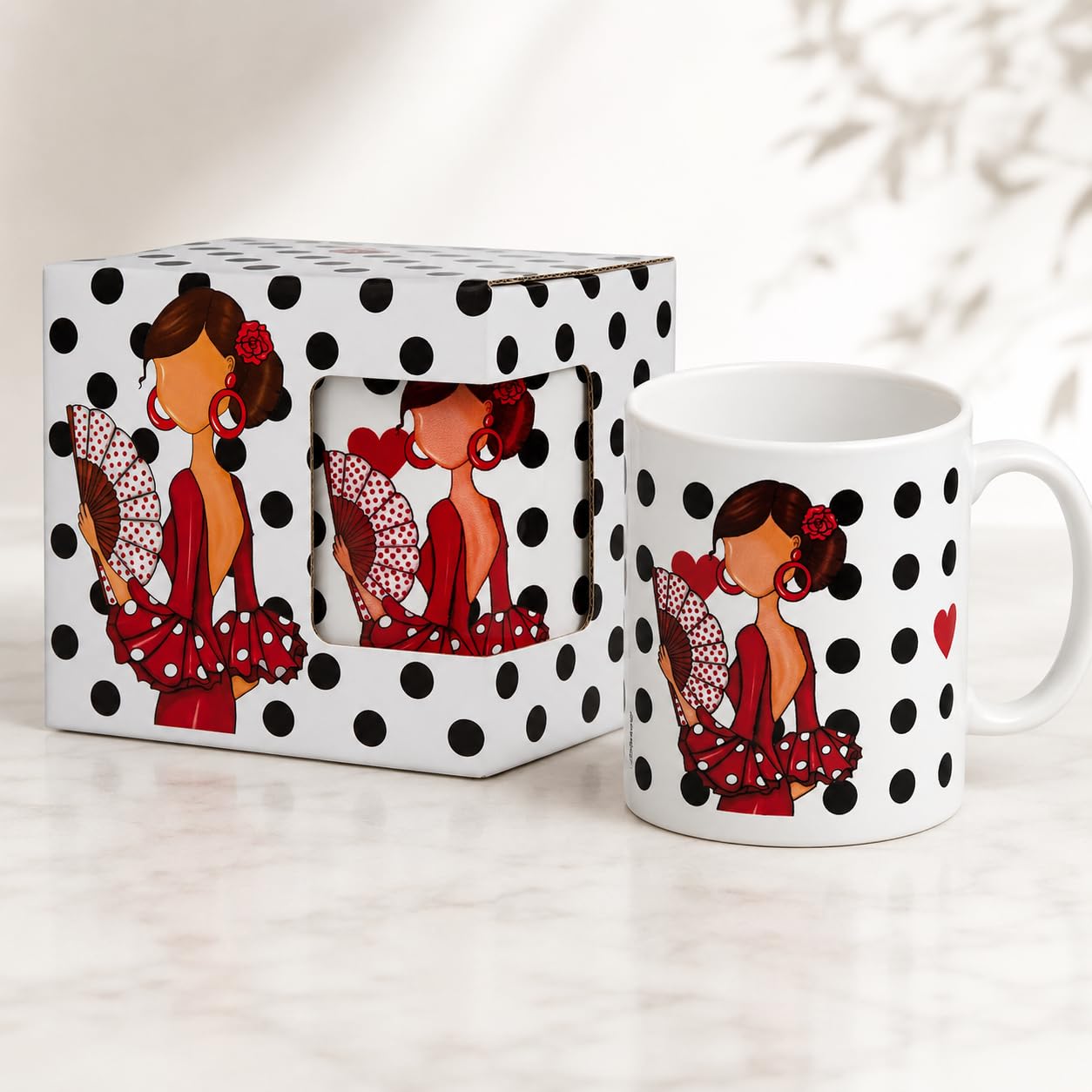 Taza flamenca illustrArte – Pepa – vista 7