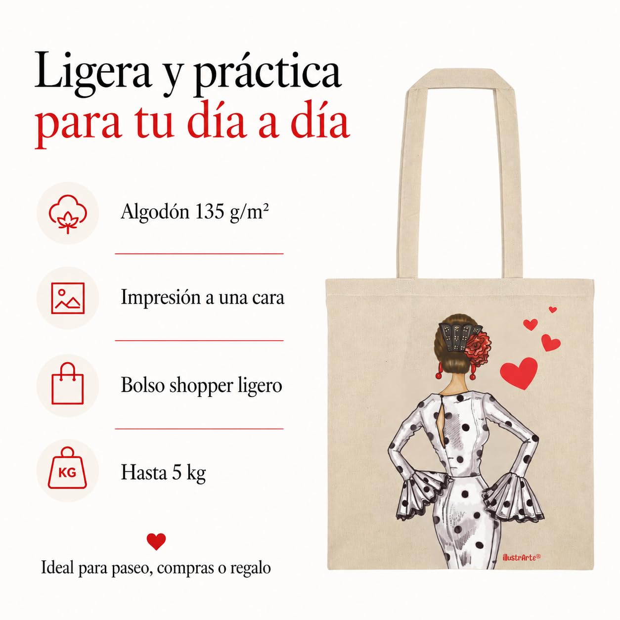 Bolsa tote Cádiz flamenca María Blanco 7