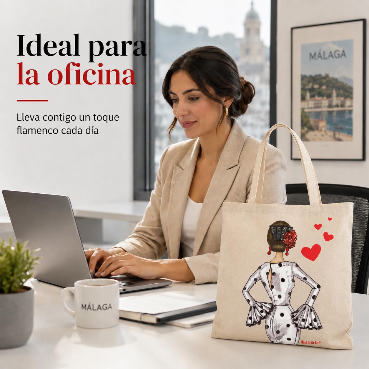 Bolsa tote Cádiz flamenca María Blanco 4