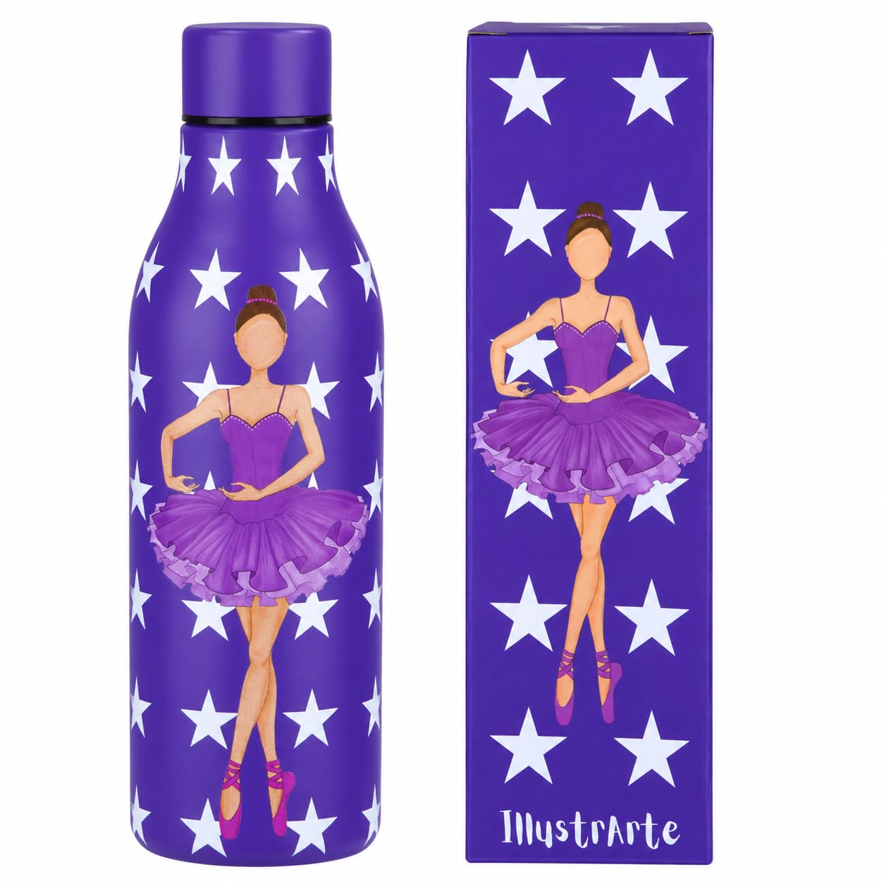 Botella térmica bailarina illustrArte 500 ml – diseño Sara – MAIN