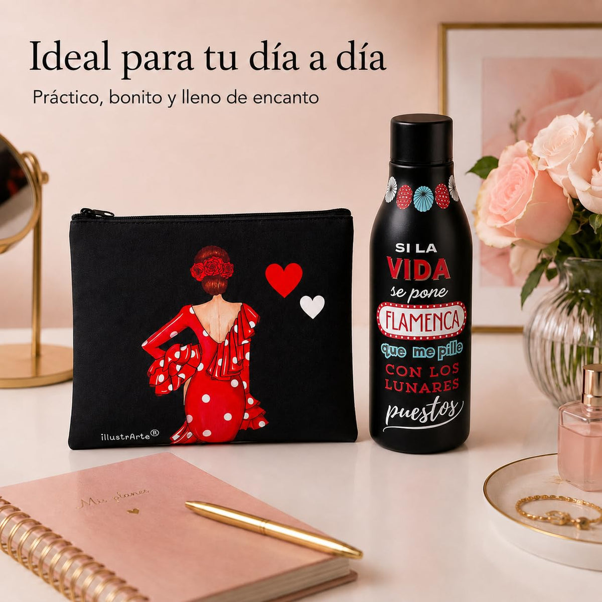 Pack botella + neceser Granada – Macarena Frase + Macarena Liso – vista 5