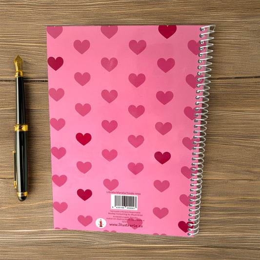 🔥 3x2 Oferta – Libreta/Cuaderno Bailarina Mariela – 100 Páginas Cuadriculadas – 17x24 cm – Tapa Semirrígida Rosa – Papel 80 g – Diseño Ilustrado – Idea de Regalo Ballet