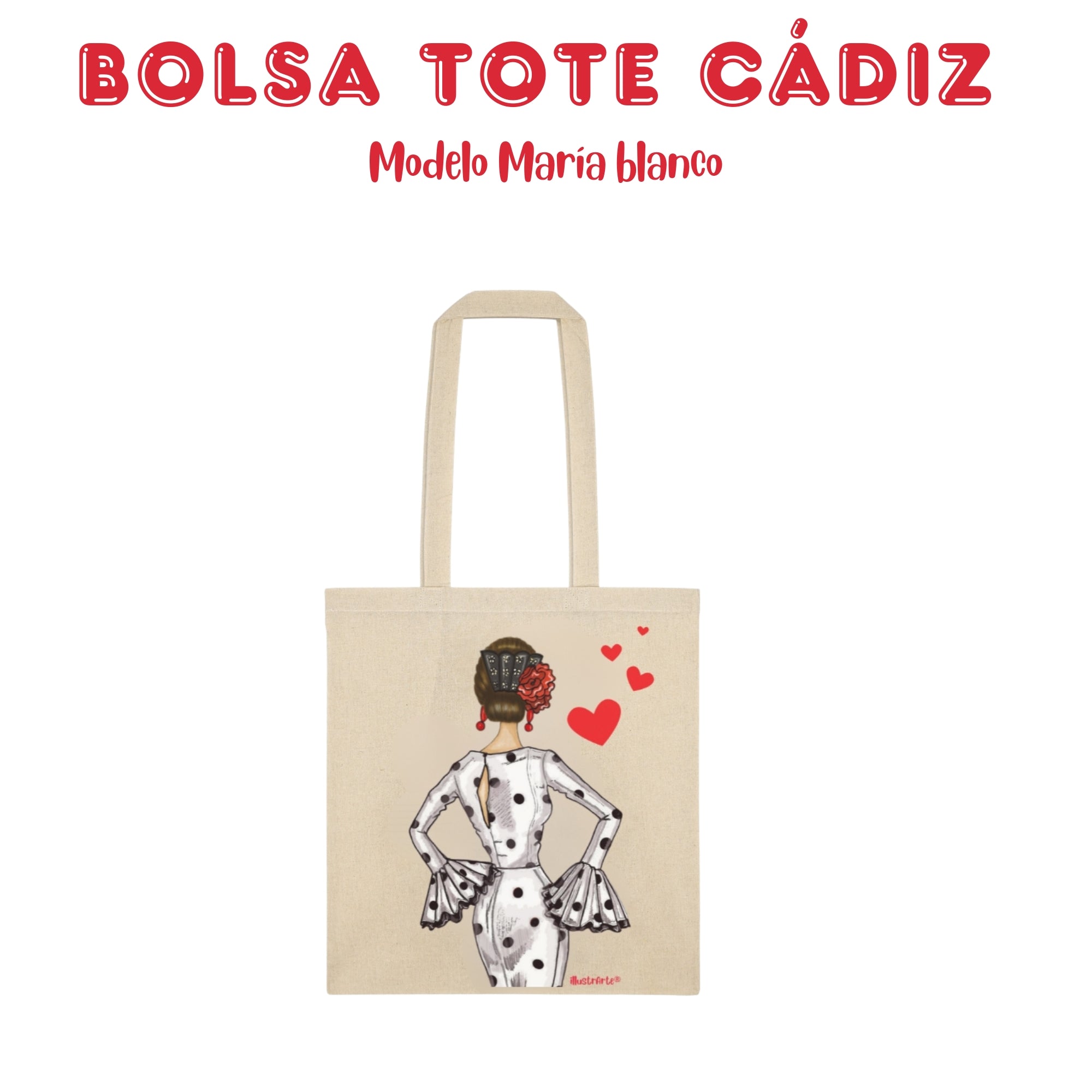 Bolsa tote Cádiz illustrArte – María Blanco – vista 10