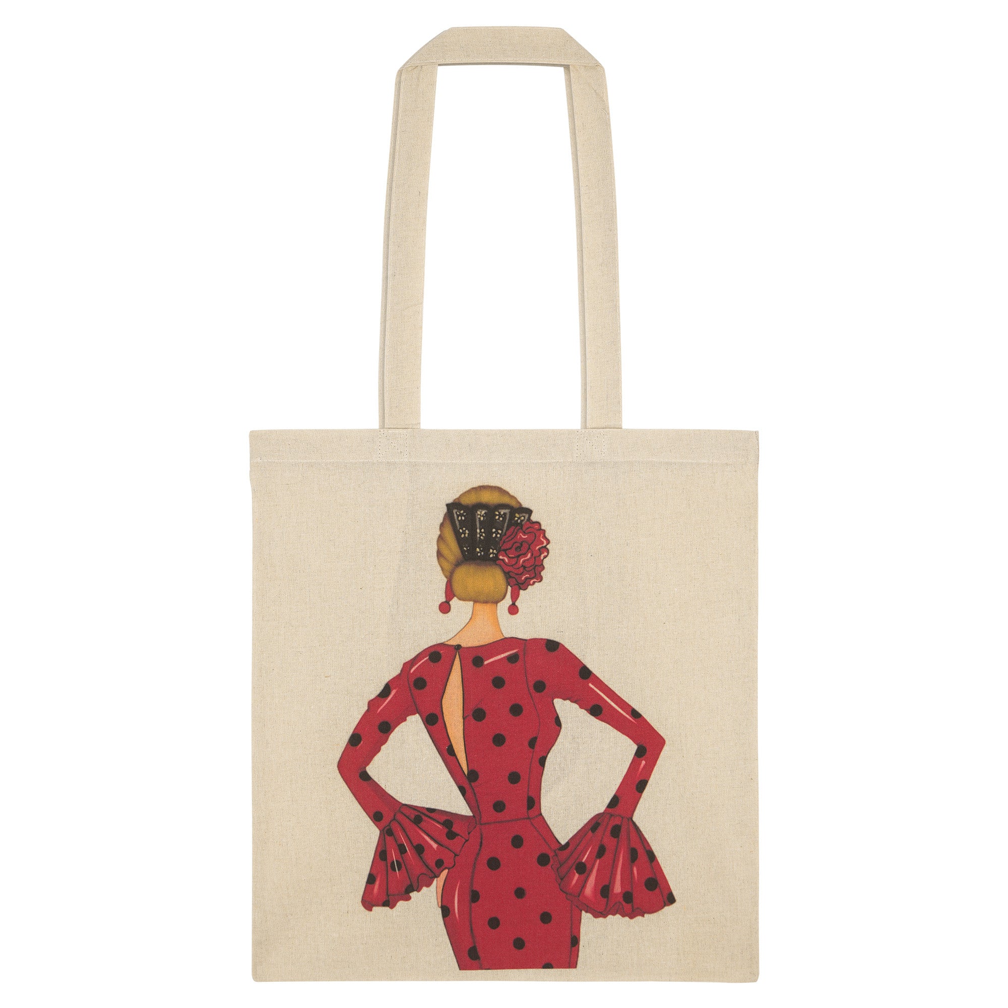 Bolsa tote Cádiz illustrArte 38 x 42 cm – diseño María Rojo