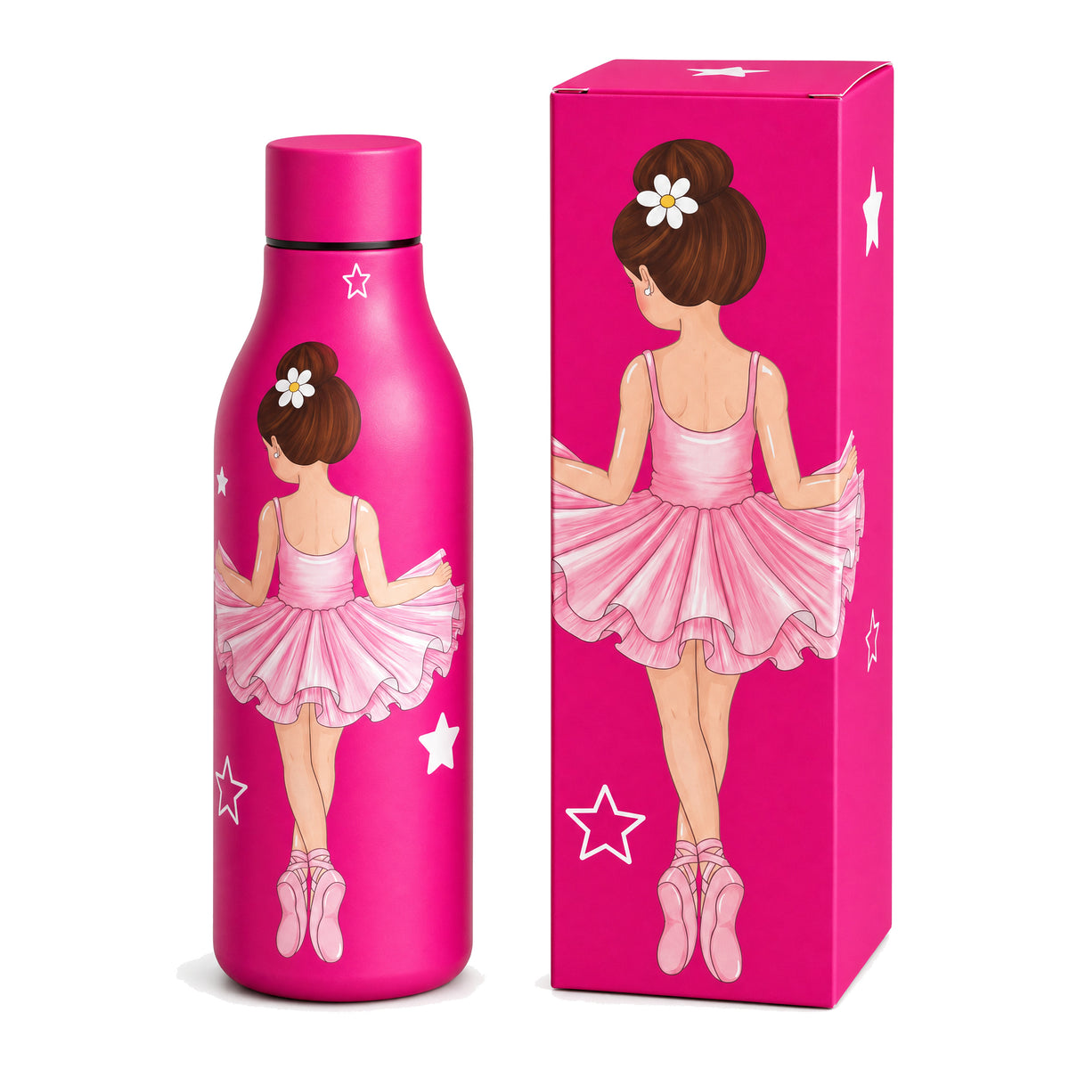 Ballerina thermosfles illustrArte 500 ml – ontwerp Tina – hoofdafbeelding