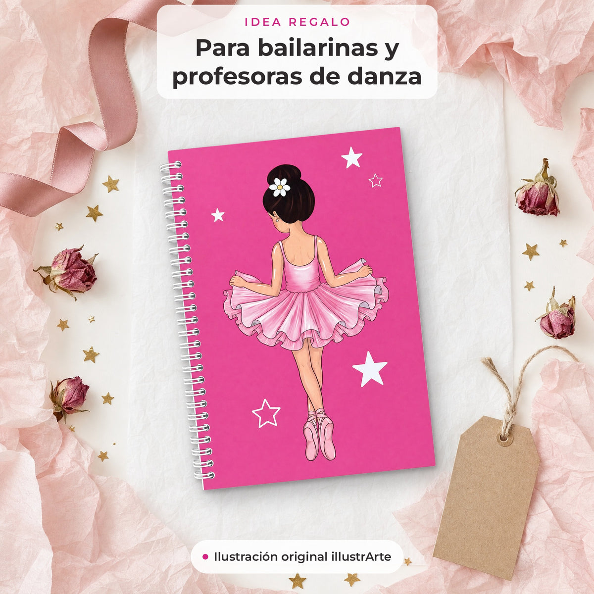 Libreta Tina, idea regalo para bailarinas y profesoras de danza