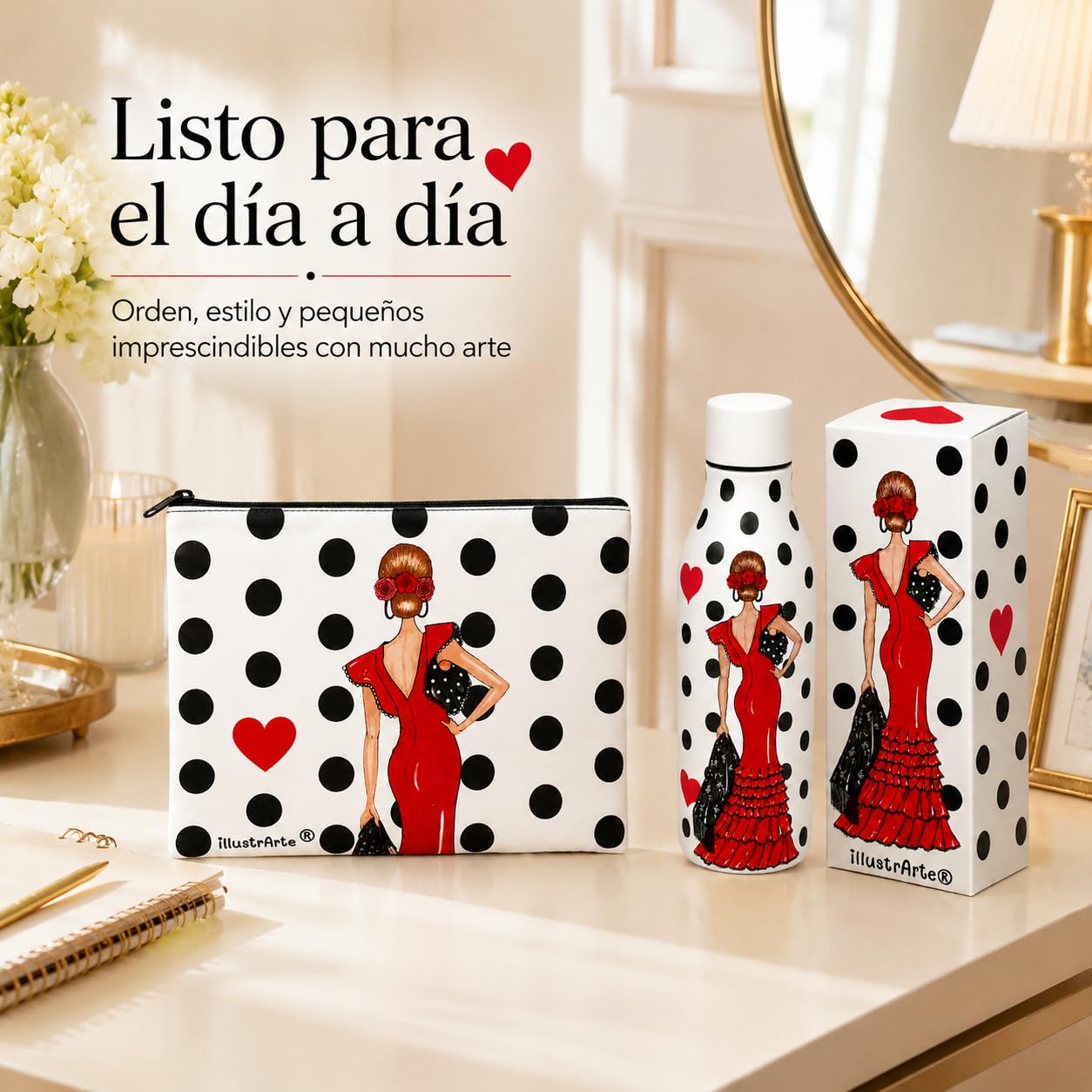 Pack botella + neceser Granada Manuela – vista 5