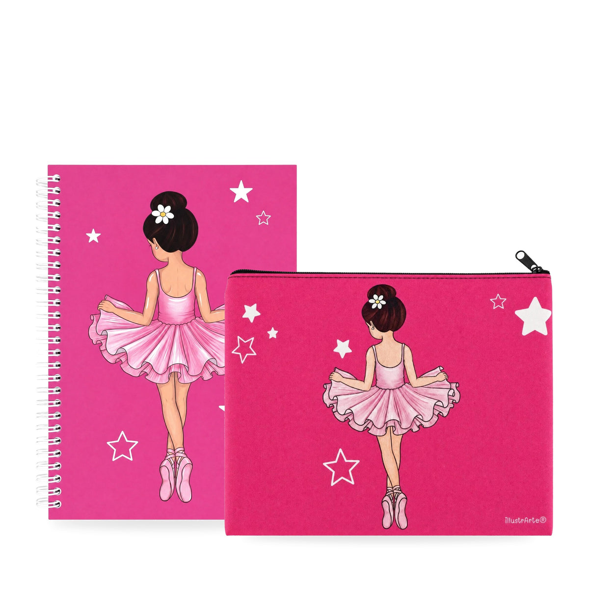 Pack Neceser Granada + Libreta Bailarina – diseño Tina