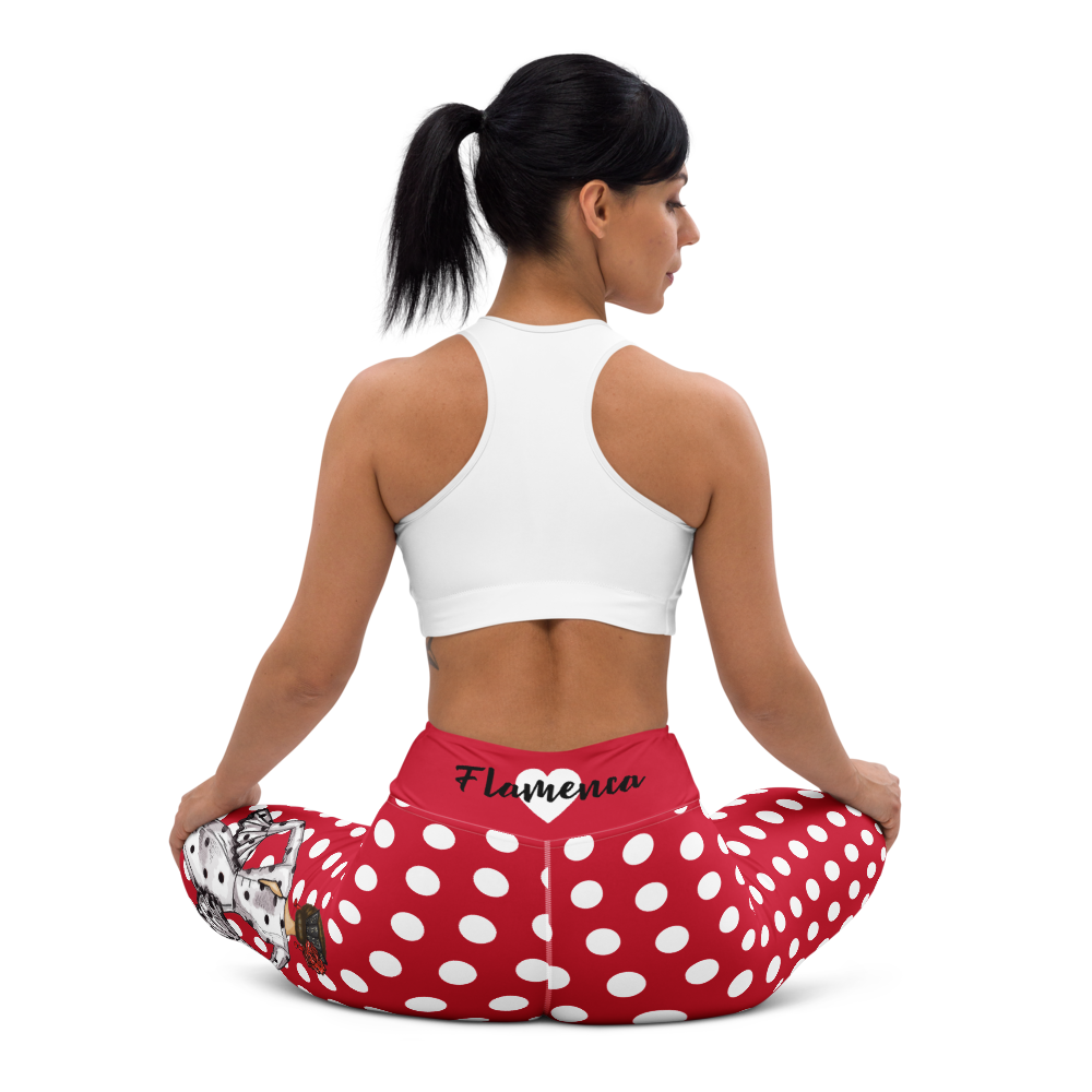 Leggings seen from the back