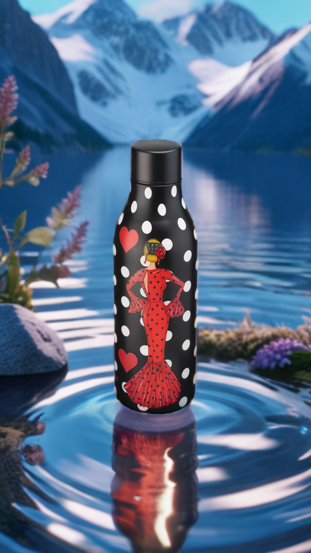 Garrafa 500ml em Aço Inox - Modelo Pepa