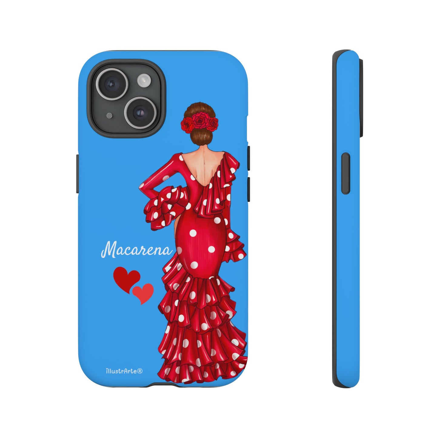 Personalized Macarena Blue Phone Case – for iPhone, Samsung, Pixel