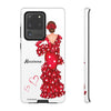 Funda de teléfono personalizable Macarena Blanco – para iPhone, Samsung, Pixel