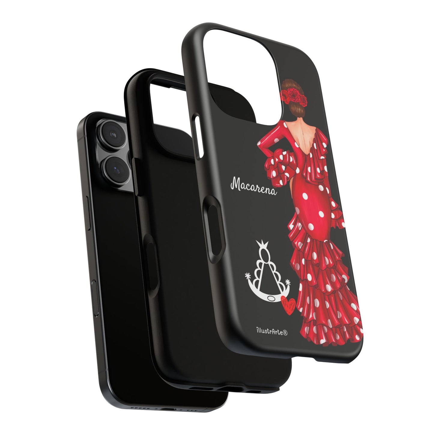 Macarena Custom Phone Case - Black - for iPhone, Samsung, Pixel