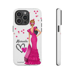 Personalised phone case flamenco dancer Manuela for iPhone 15 Pro Max, matte finish – illustrArte