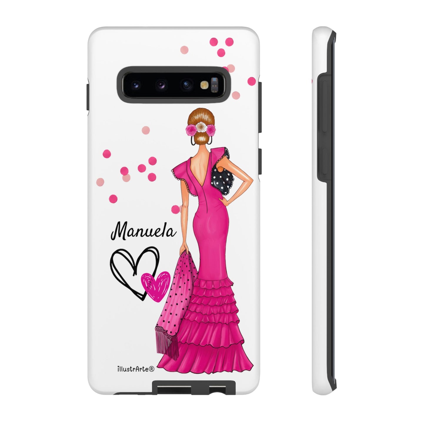 Funda de teléfono personalizable Manuela – para iPhone, Samsung, Pixel