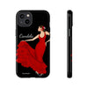 Funda de teléfono personalizable Candela fondo negro– iPhone, Samsung, Pixel