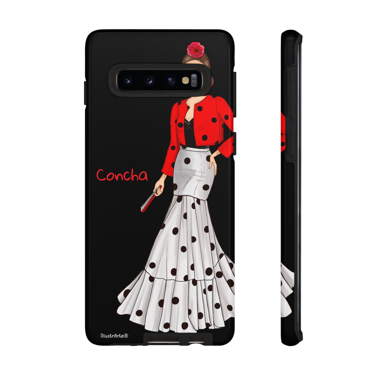 Funda de teléfono Modelo Conchita, combinación de estilo y protección.