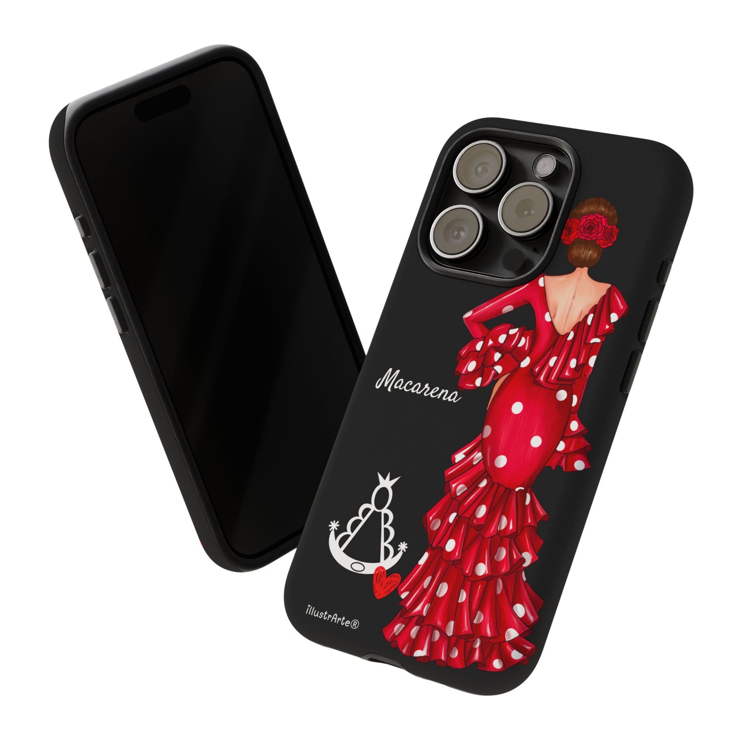 Macarena Custom Phone Case - Black - for iPhone, Samsung, Pixel