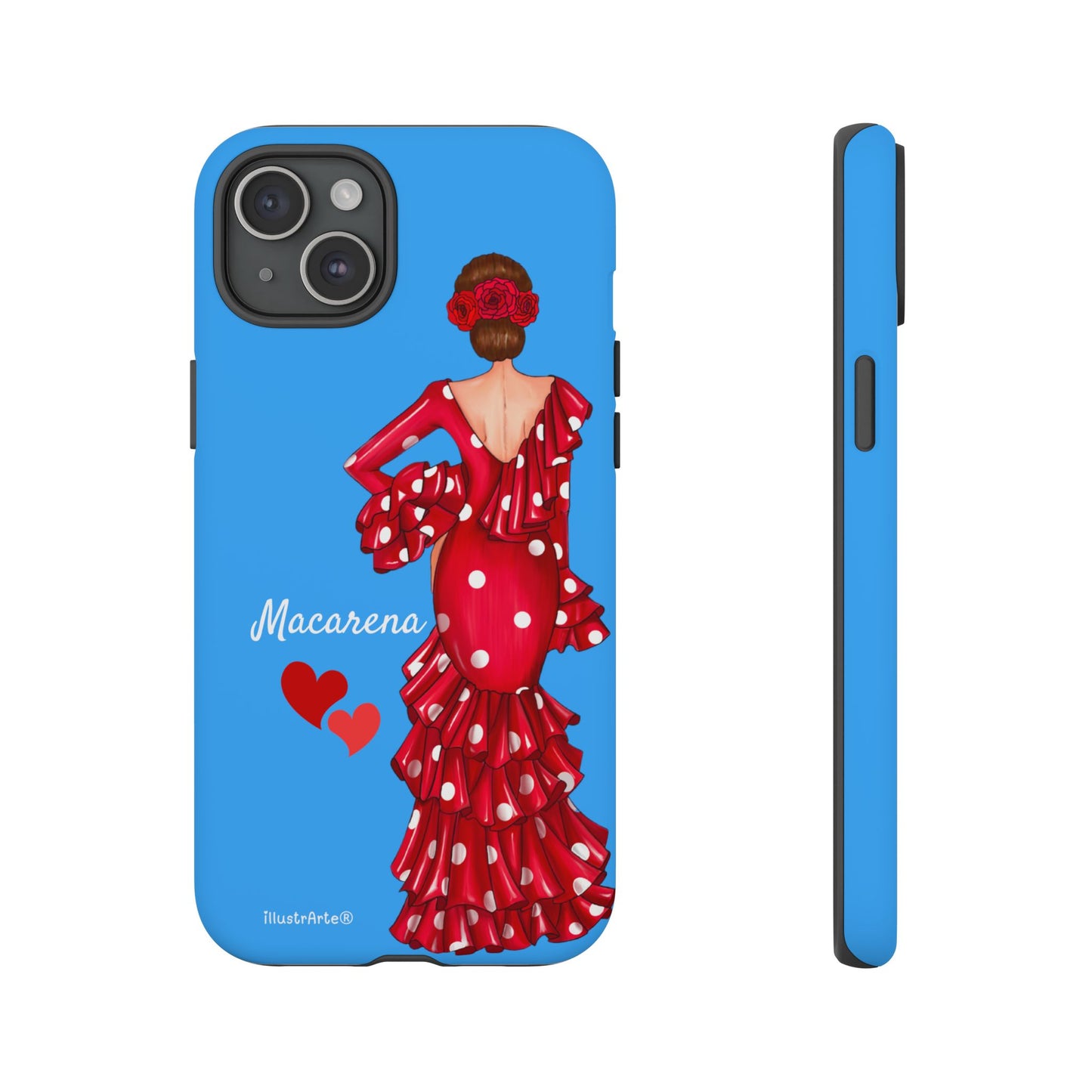 Personalized Macarena Blue Phone Case – for iPhone, Samsung, Pixel