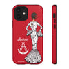 Funda de teléfono personalizable María blanco Virgen del Rocío – para iPhone, Samsung, Pixel