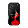 Funda de teléfono personalizable con nombre/bandera/Virgen - Modelo Lucía  Para iPhone, Samsung Y Google Pixel