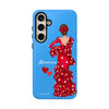 Funda de teléfono personalizable Macarena azul – para iPhone, Samsung, Pixel
