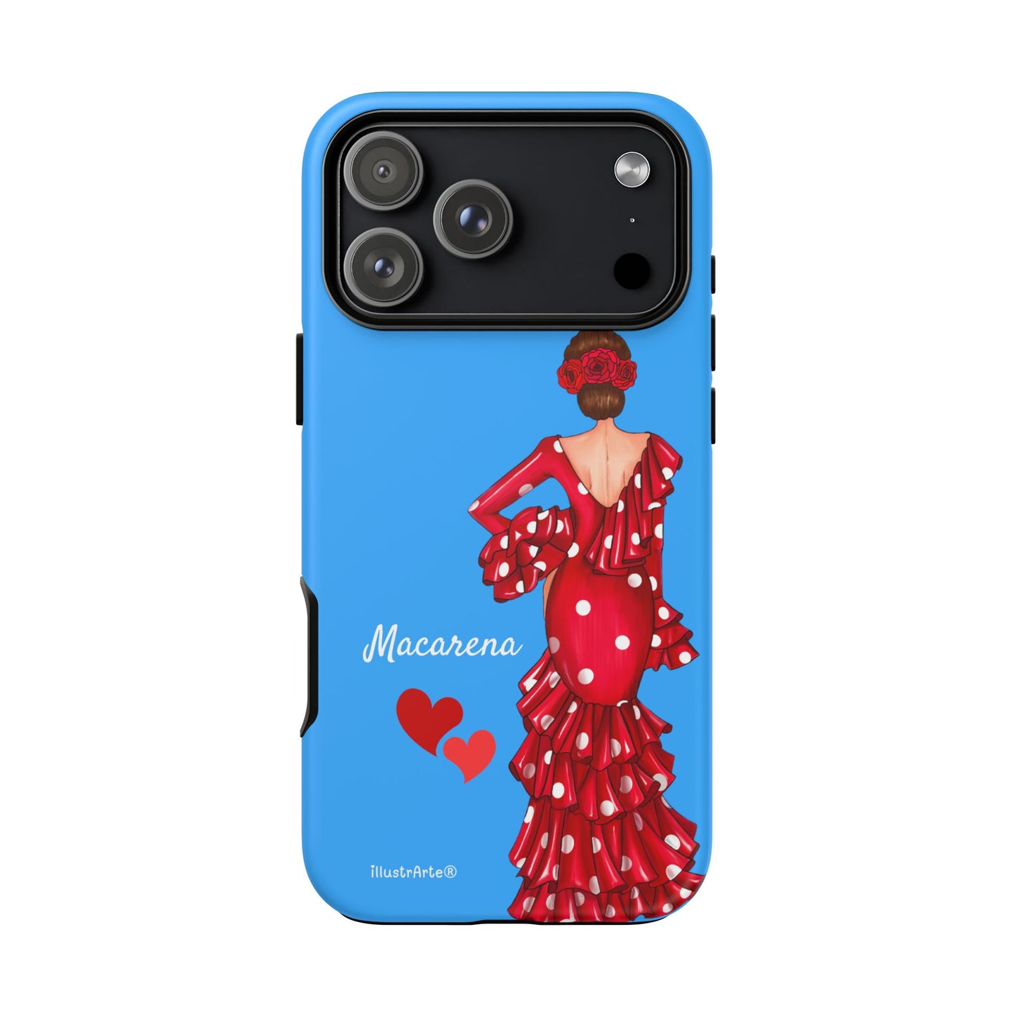 Personalized Macarena Blue Phone Case – for iPhone, Samsung, Pixel