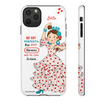 Personalised phone case flamenco dancer Lolita, with quote for iPhone 11 Pro Max, gloss finish – illustrArte
