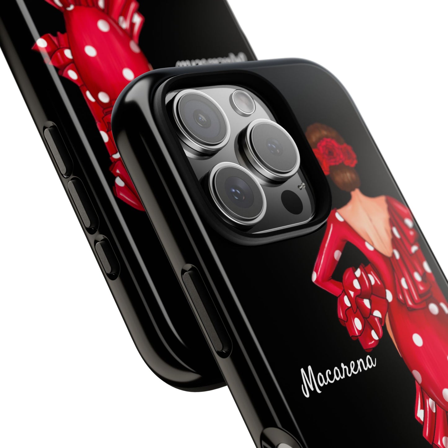 Macarena Custom Phone Case - Black - for iPhone, Samsung, Pixel