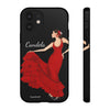 Funda de teléfono personalizable Candela fondo negro– iPhone, Samsung, Pixel