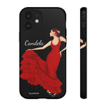 Personalised phone case flamenco dancer Candela for iPhone 12, gloss finish – illustrArte