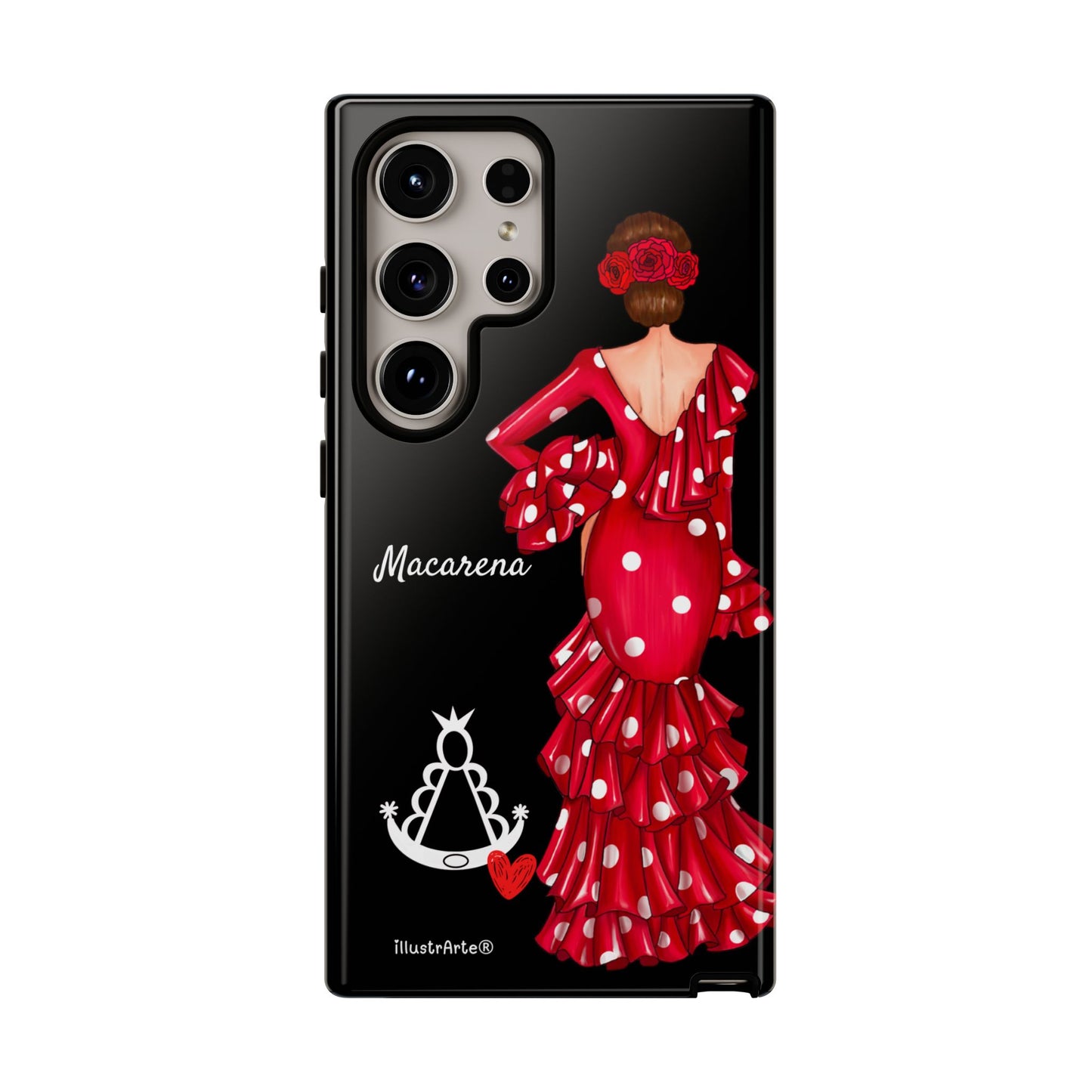 Macarena Custom Phone Case - Black - for iPhone, Samsung, Pixel