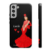 Funda de teléfono personalizable con nombre/bandera/Virgen - Modelo Lucía  Para iPhone, Samsung Y Google Pixel