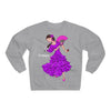 Sudadera Personalizable  - Flamenca Marisa, fondo negro - Arte, color y comodidad en una sola prenda
