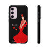 Funda de teléfono personalizable con nombre/bandera/Virgen - Modelo Lucía  Para iPhone, Samsung Y Google Pixel