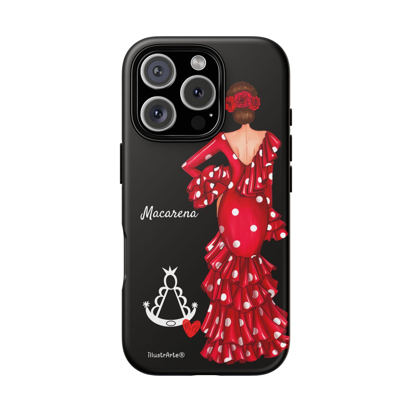 Macarena Custom Phone Case - Black - for iPhone, Samsung, Pixel