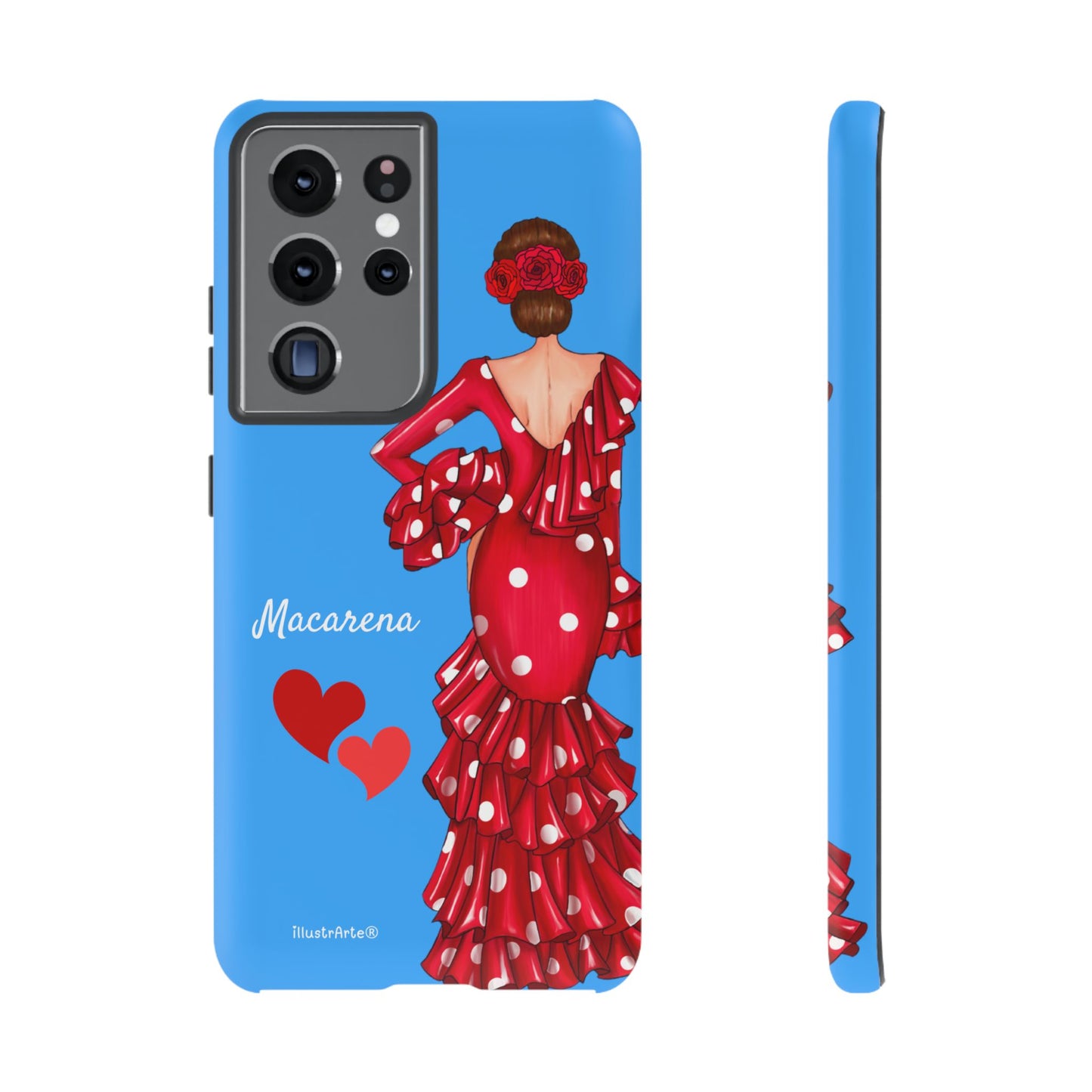 Personalized Macarena Blue Phone Case – for iPhone, Samsung, Pixel
