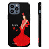 Funda de teléfono personalizable con nombre/bandera/Virgen - Modelo Lucía  Para iPhone, Samsung Y Google Pixel