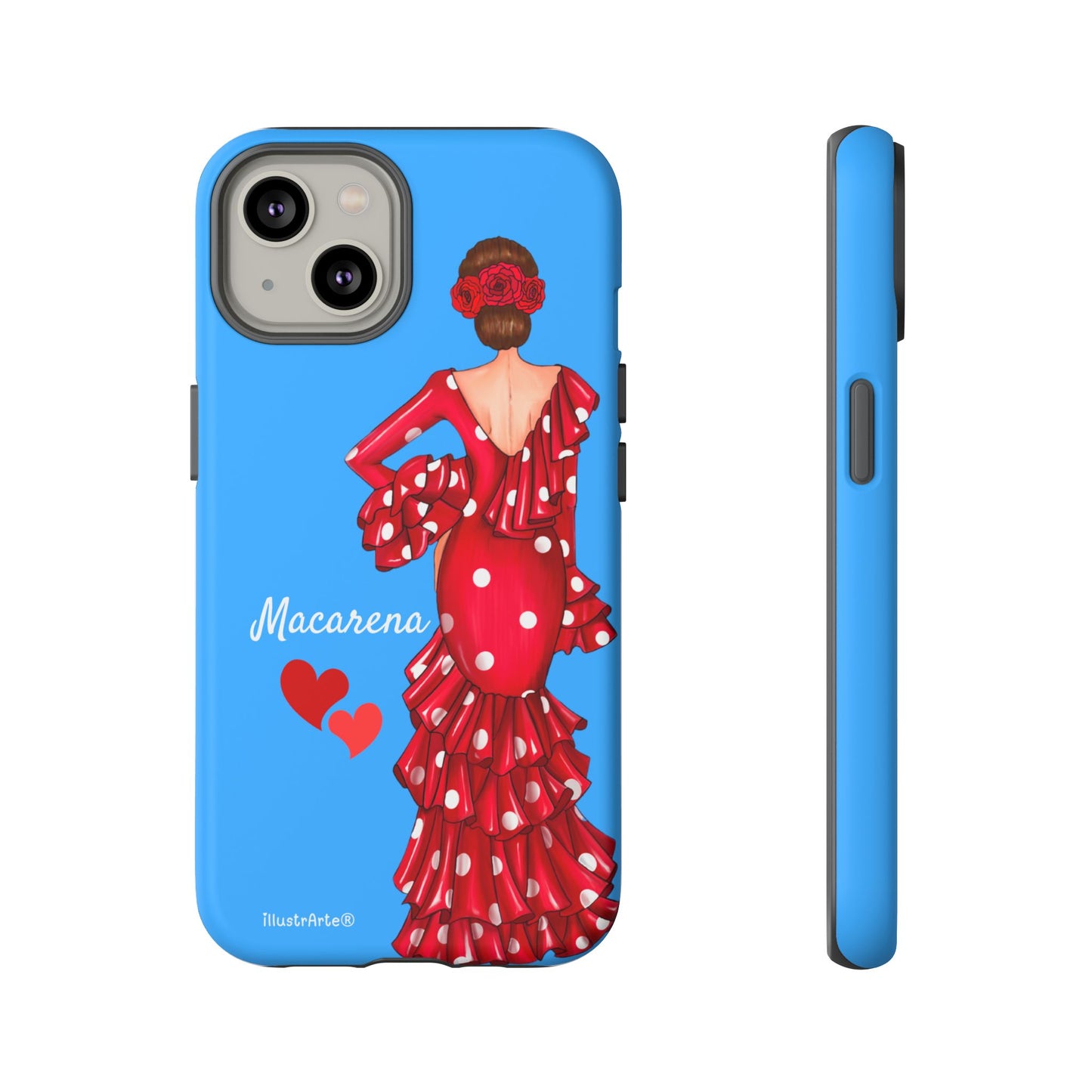 Personalized Macarena Blue Phone Case – for iPhone, Samsung, Pixel