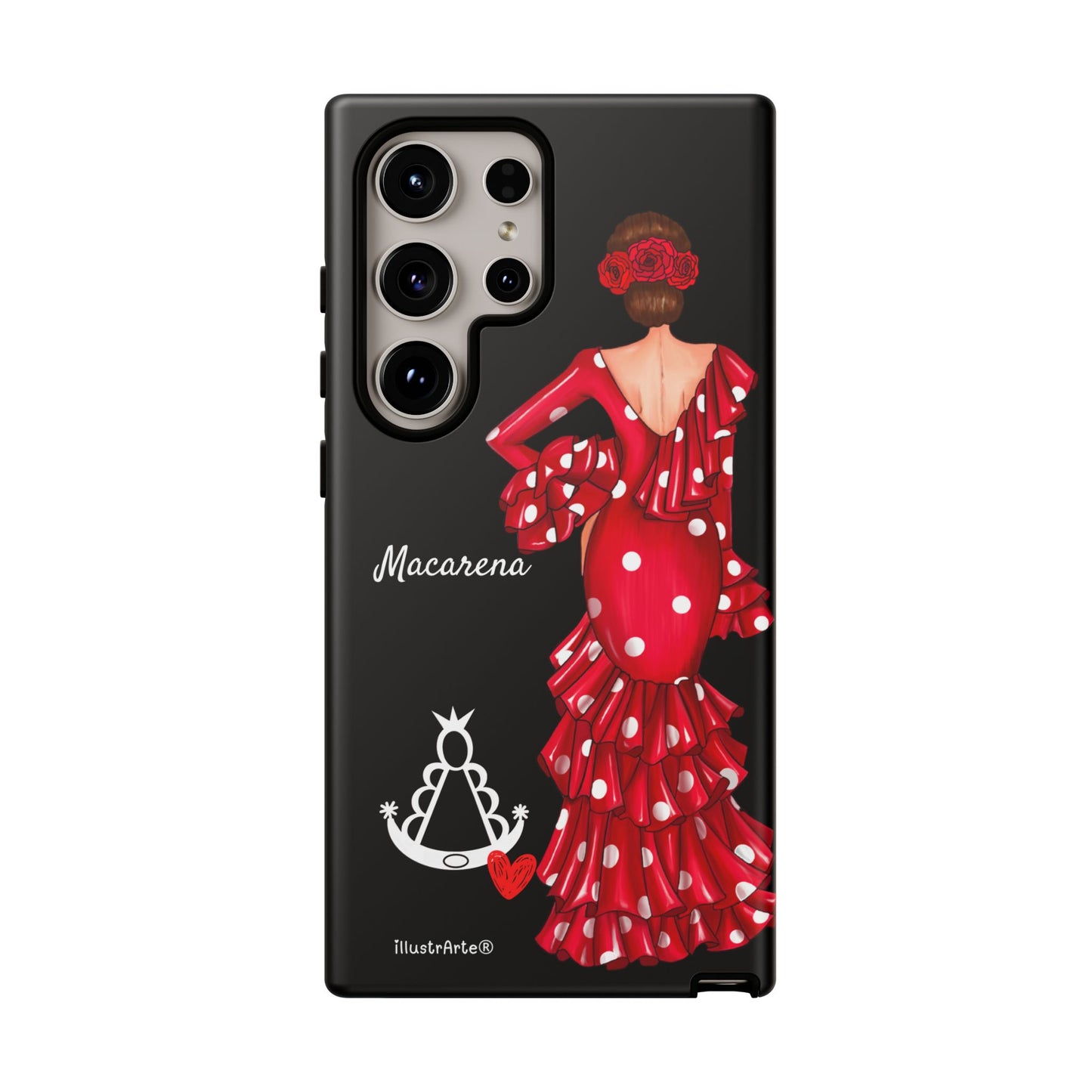 Macarena Custom Phone Case - Black - for iPhone, Samsung, Pixel