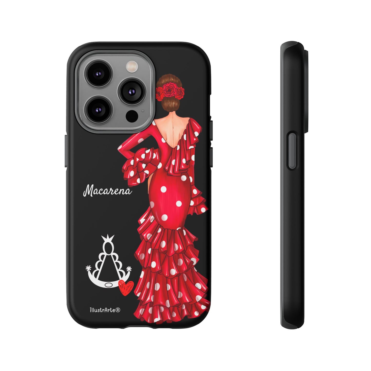 Macarena Custom Phone Case - Black - for iPhone, Samsung, Pixel