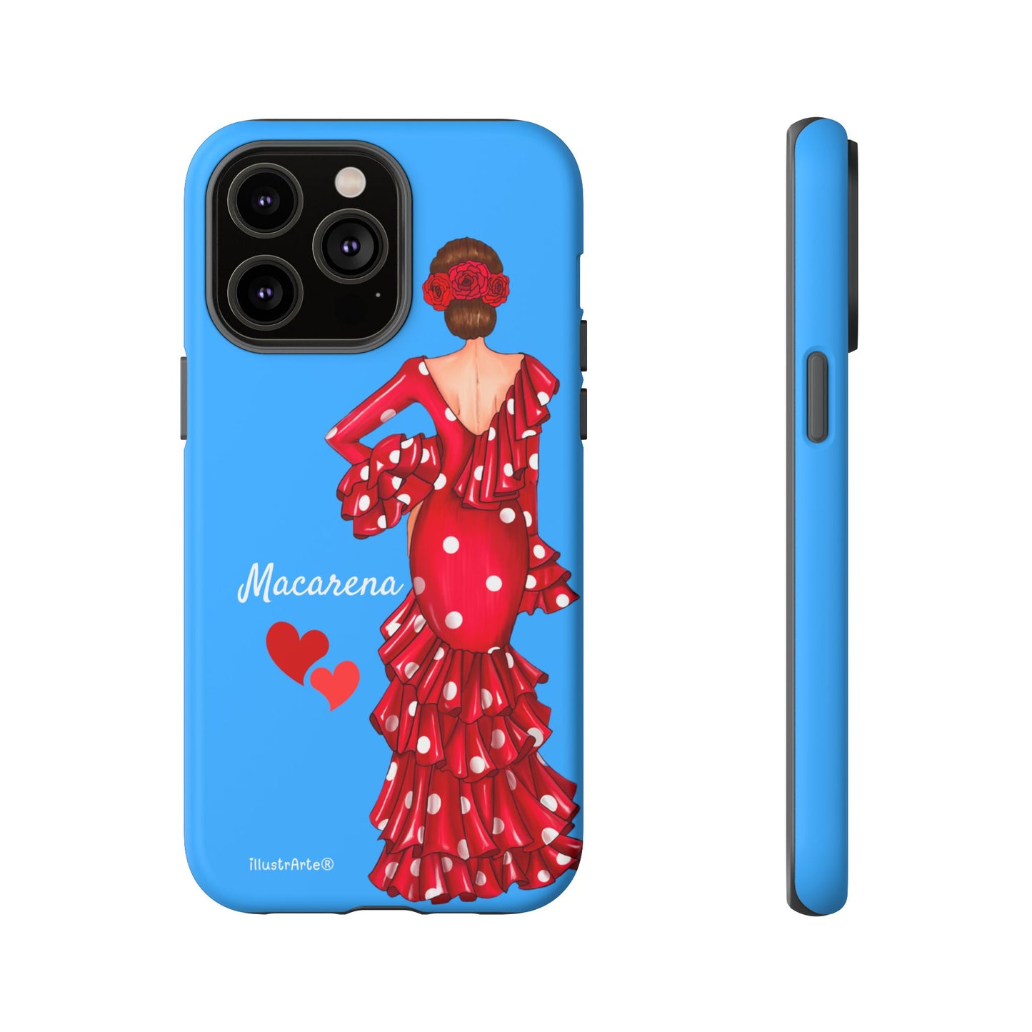 Personalized Macarena Blue Phone Case – for iPhone, Samsung, Pixel