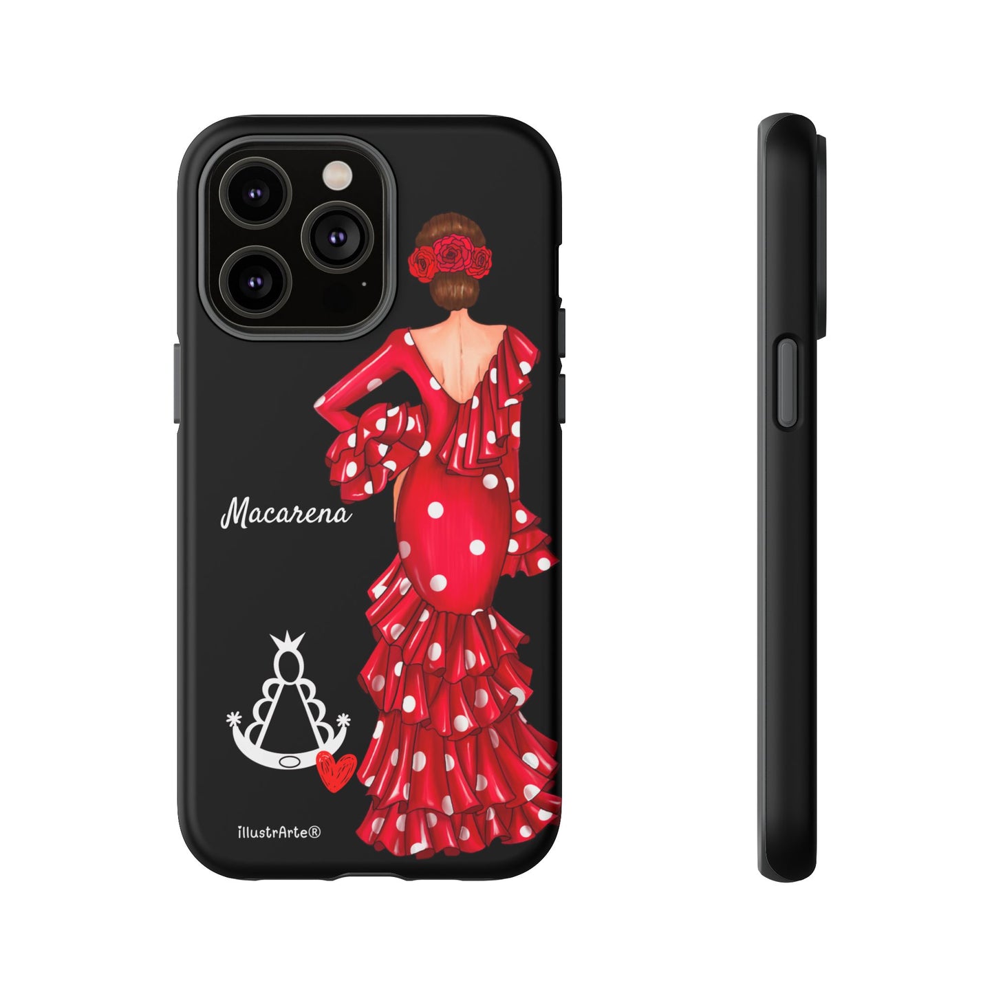 Macarena Custom Phone Case - Black - for iPhone, Samsung, Pixel