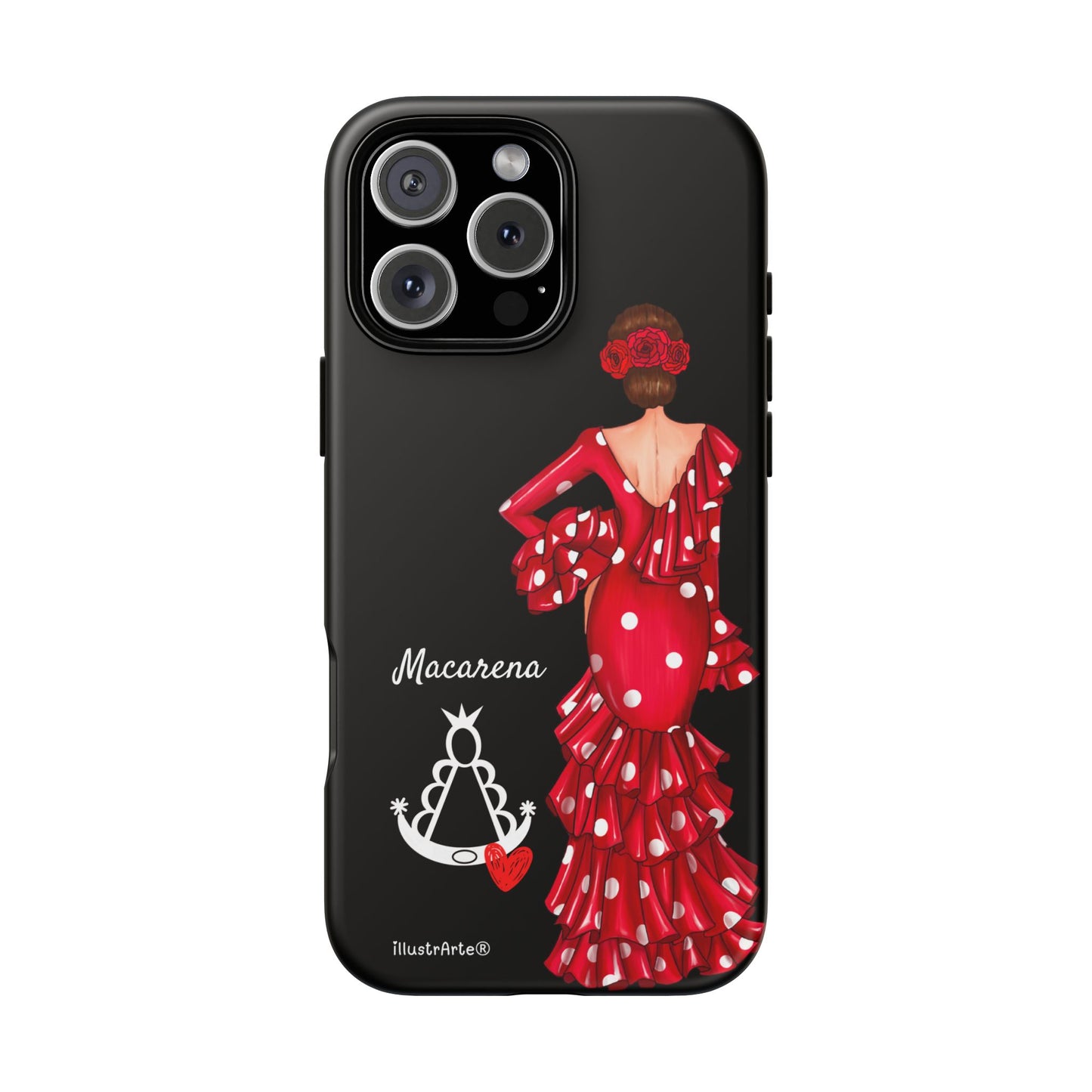 Macarena Custom Phone Case - Black - for iPhone, Samsung, Pixel