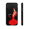 Funda de teléfono personalizable con nombre/bandera/Virgen - Modelo Lucía  Para iPhone, Samsung Y Google Pixel