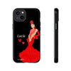 Funda de teléfono personalizable con nombre/bandera/Virgen - Modelo Lucía  Para iPhone, Samsung Y Google Pixel
