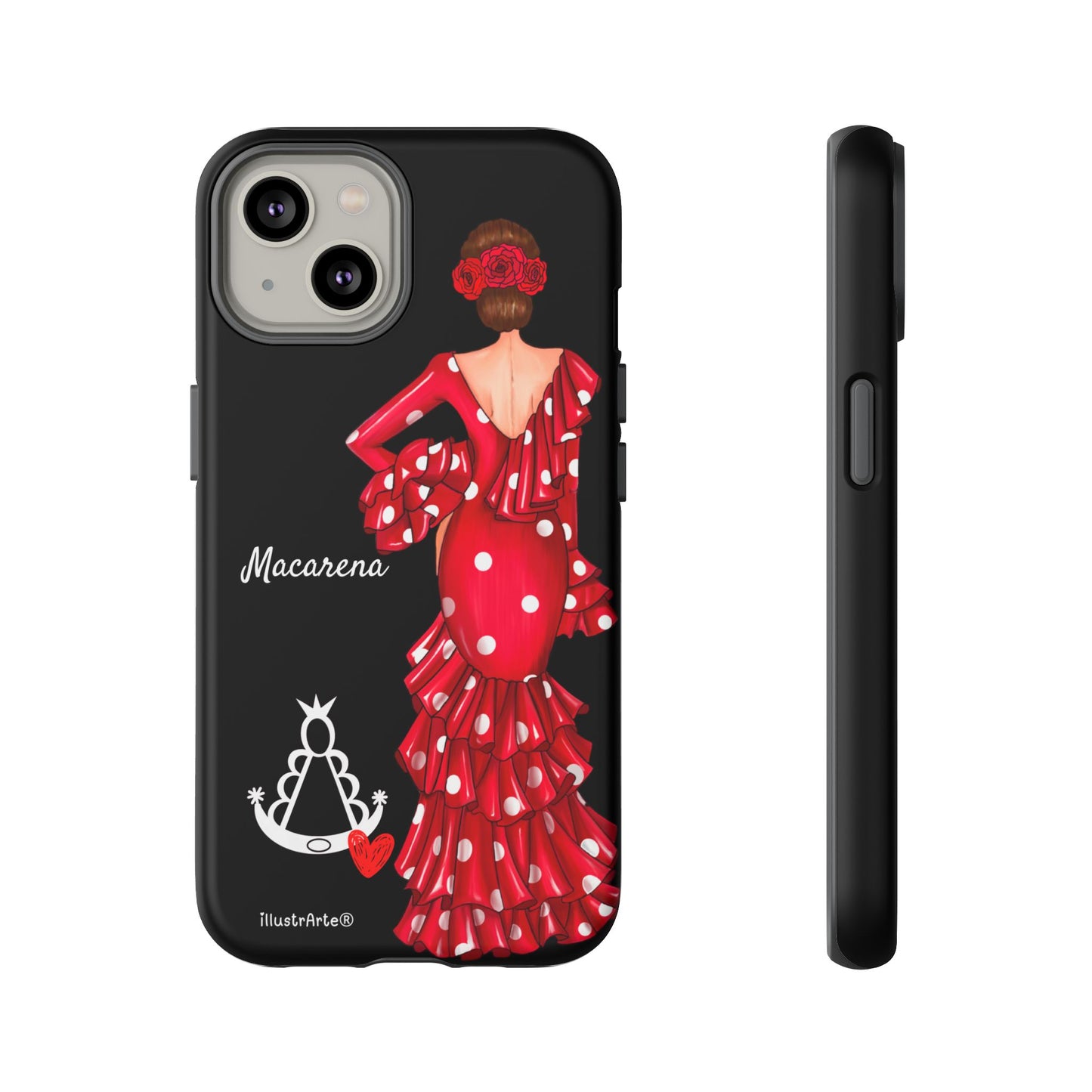 Macarena Custom Phone Case - Black - for iPhone, Samsung, Pixel