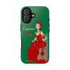 Funda de teléfono personalizable Cayetana fondo verde – para iPhone, Samsung, Pixel