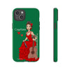 Funda de teléfono personalizable Cayetana fondo verde – para iPhone, Samsung, Pixel