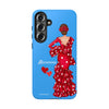 Funda de teléfono personalizable Macarena azul – para iPhone, Samsung, Pixel